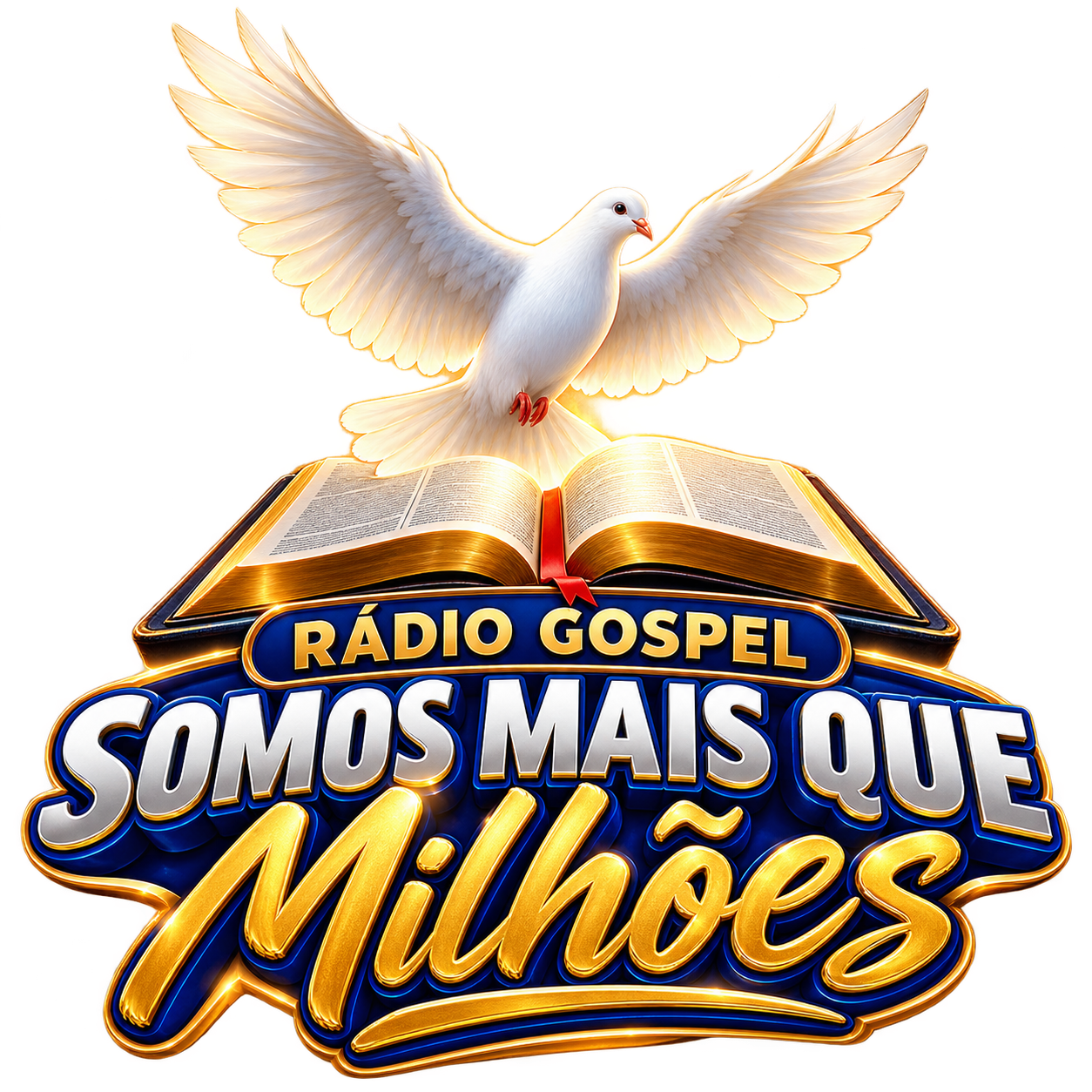 Logo Rádio Gospel Somos mais que Milhões